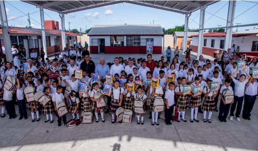 Arranca Jesús Lavín Verástegui Ciclo Escolar  2024-2025 en Valle Hermoso