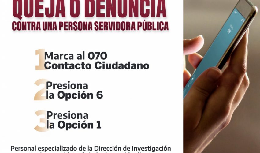 Recibe la SABG denuncias a través de la estrategia digital «Tamaulipas te conecta»