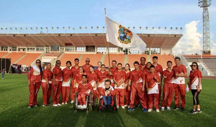 Abanderan a atletas tamaulipecos que competirán en Paranacionales