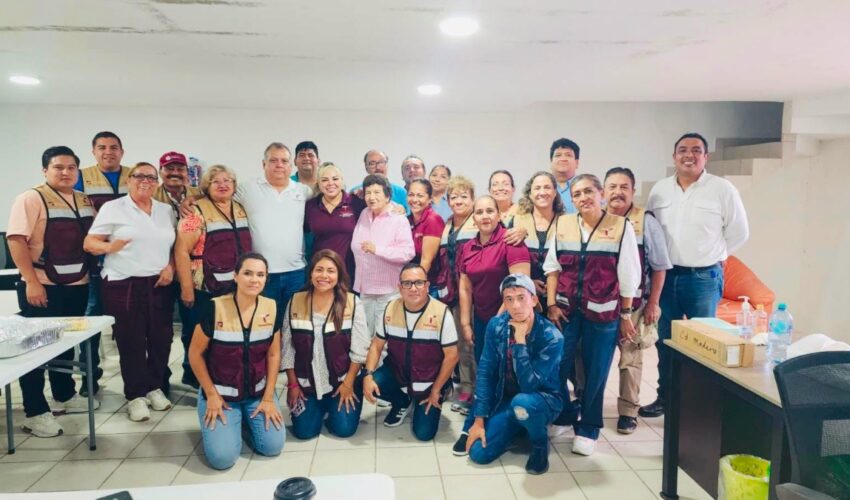 Supervisa SEBIEN entrega de apoyos alimentarios