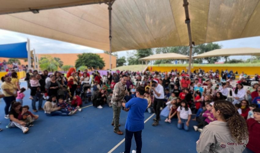 Llevan show de fauna viva a niñas y niños del CRIT Altamira