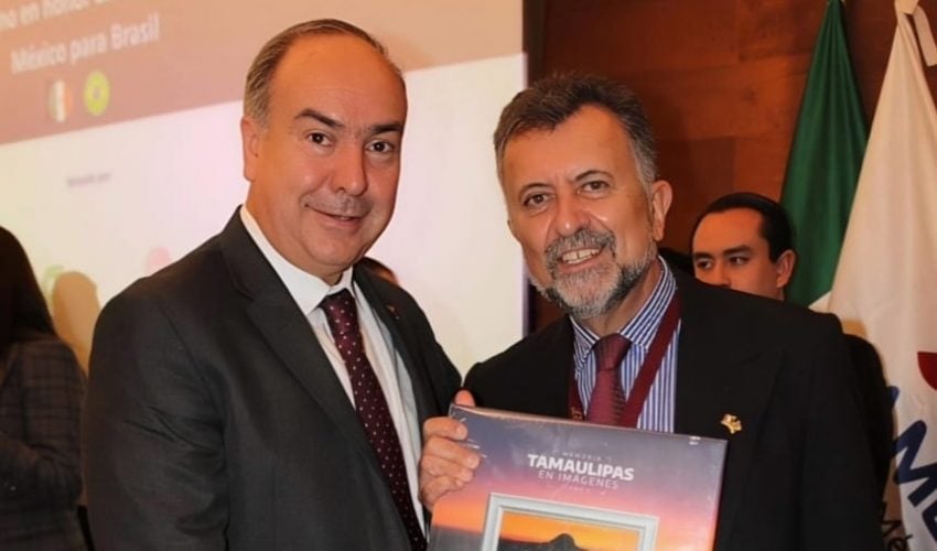 Refuerzan lazos la Representación de Tamaulipas con el nuevo Embajador de México en Brasil
