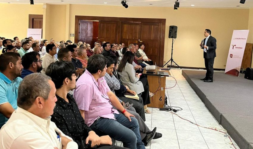 Capacita Contraloría Gubernamental a los ejecutores de gasto público en 43 municipios de Tamaulipas