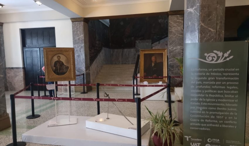 Llega la exposición “Historia en Transformación” al Palacio de Gobierno de Tamaulipas