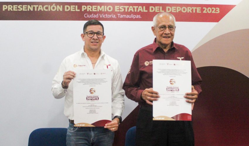 Presenta INDE Tamaulipas convocatoria del Premio Estatal del Deporte 2023