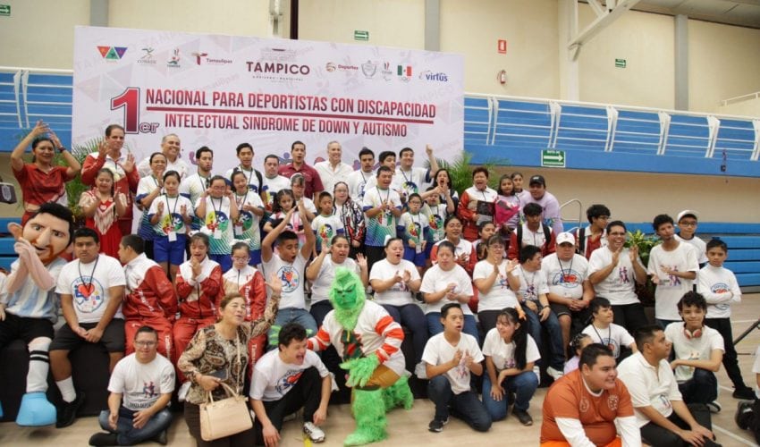 Inauguran Nacional para Deportistas con Discapacidad Intelectual, Síndrome de Down y Autismo