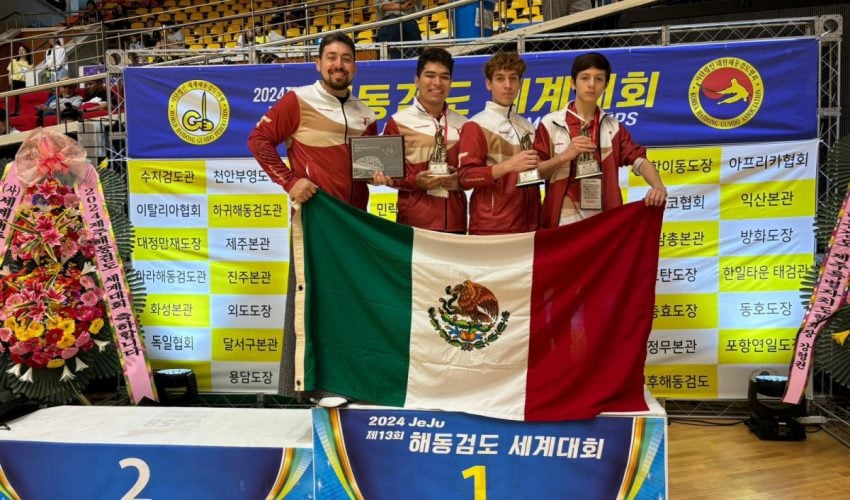 Tamaulipecos destacan con primeros lugares en Mundial de Haidong Gumdo