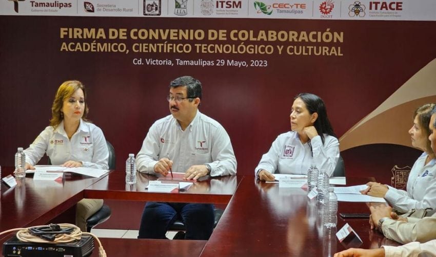 Firma convenio la Secretaría de Desarrollo Rural con instituciones académicas de Altamira, Mante y Victoria