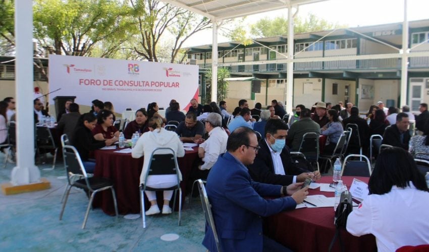 Participa Secretaría Desarrollo Económico en los Foros de Consulta Popular ‘Tamaulipas se Transforma’