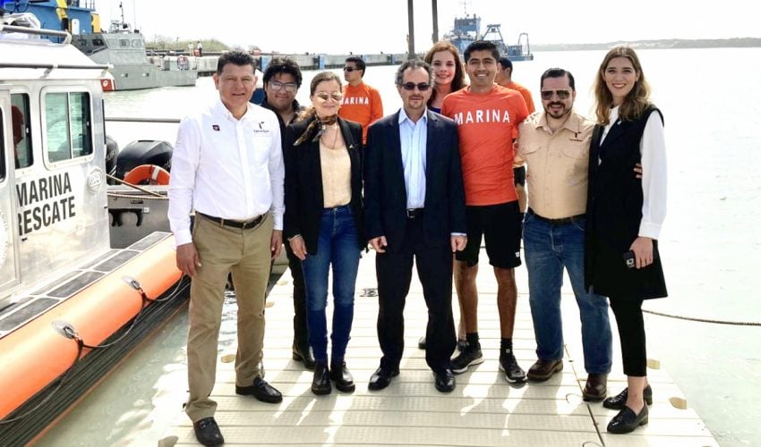 Embajador de Reino Unido en México visita Puerto del Norte en Matamoros