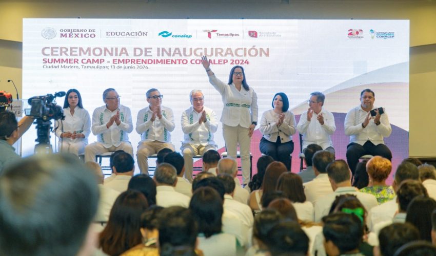 Recibe Tamaulipas a jóvenes emprendedores e innovadores en el “Summer Camp Emprendimiento CONALEP 2024