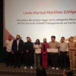 Gana alumna de Telebachillerato primer lugar en concurso de cortometraje “Transparencia en Corto 2026”