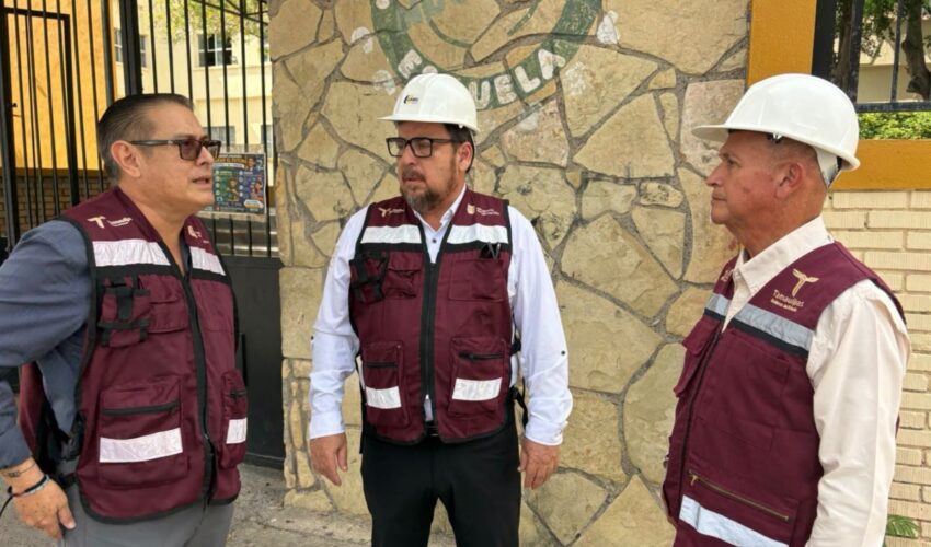 Supervisa secretario de Educación la reparación de infraestructura escolar en Reynosa y Matamoros