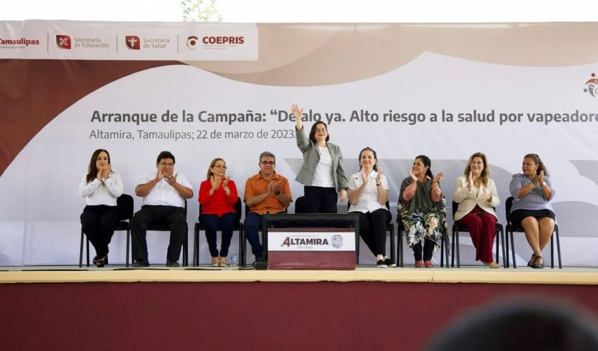 Da inicio a la campaña de anti vapeo “Déjalo ya. Alto riesgo a la salud por vapeadores”