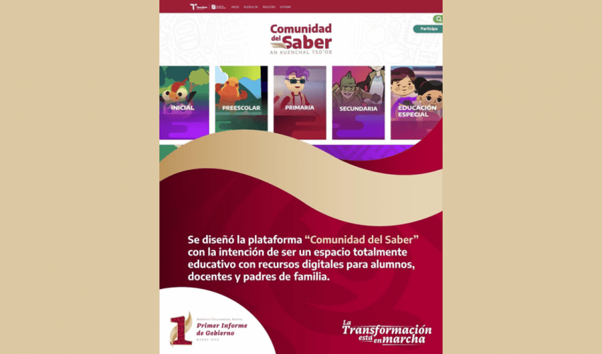 Plataforma Educativa “Comunidad del Saber”