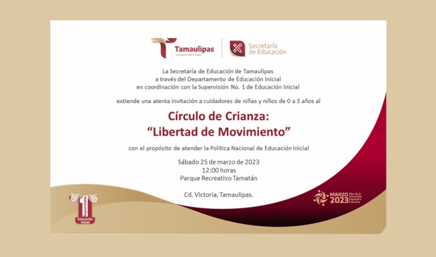 Invitación al Círculo de Crianza: “Libertad de Movimiento”