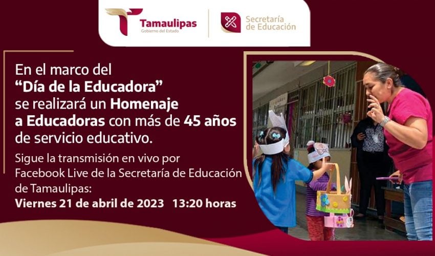 Homenaje a Educadoras con más de 45 años de servicio educativo