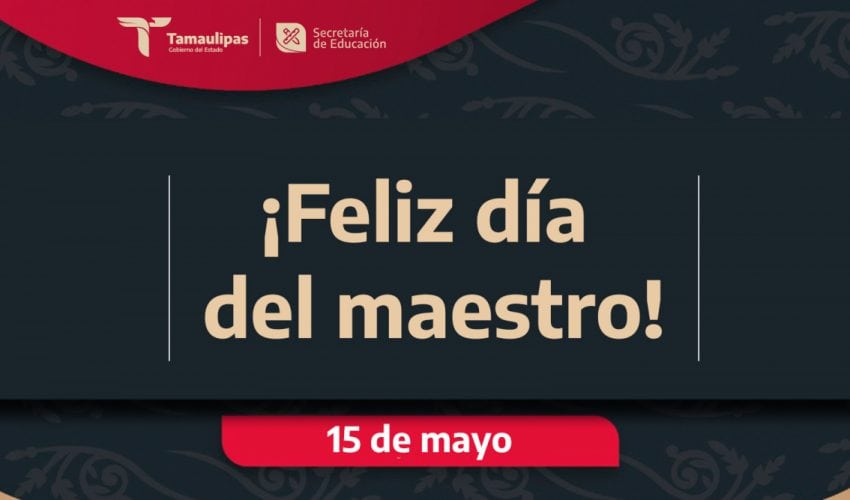 ¡Feliz día del Maestro!