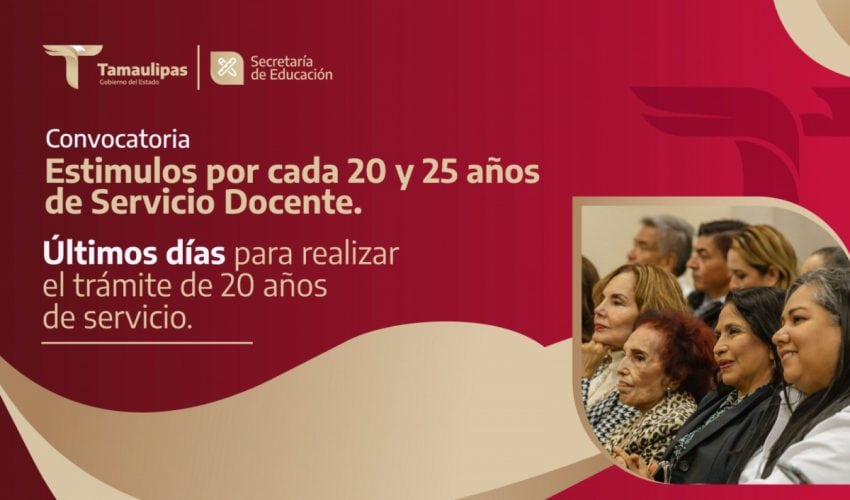 ESTÍMULO POR 20 Y 25 AÑOS DOCENTE