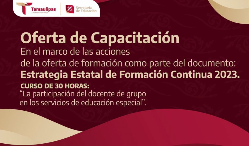 Curso “La participación del maestro de grupo en los servicios de Educación Especial”