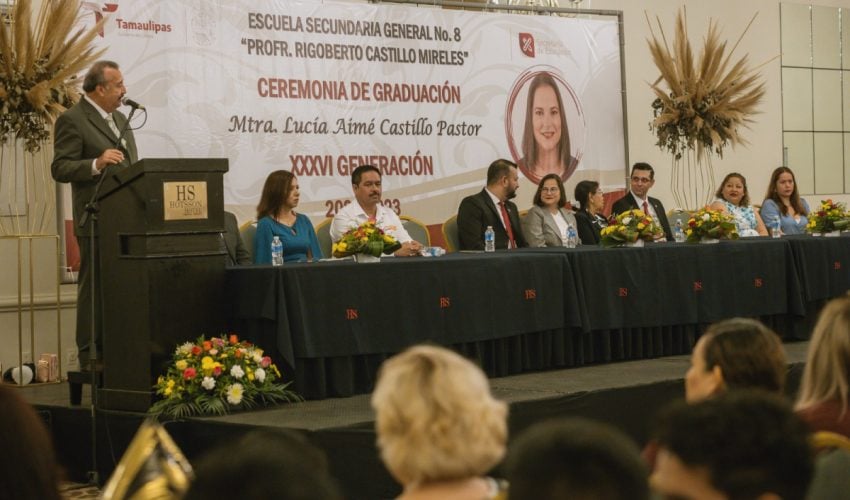 Ceremonia de Graduación  de la XXXVI Generación 2020-2023 de la Escuela Secundaria General No. 8 “Profr. Rigoberto Castillo Mireles”