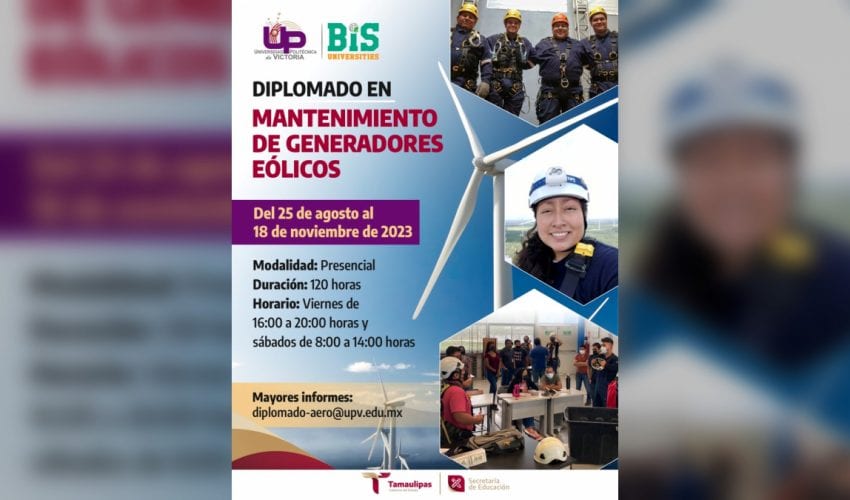 Diplomado en Mantenimiento de Generadores Eólicos