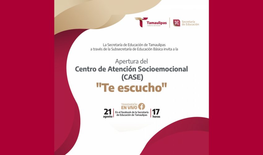 Apertura del Centro de Atención Socioemocional (CASE) denominado “Te escucho“