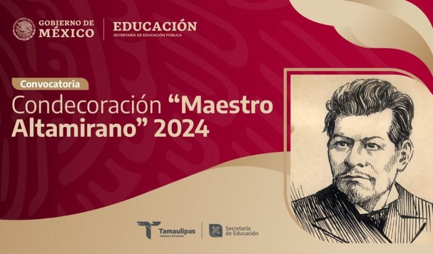 Condecoración “Maestro Altamirano” 2024