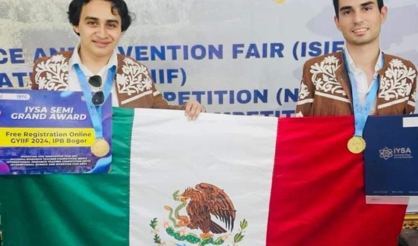Ganan medalla de oro estudiantes tamaulipecos en Feria Internacional de Ciencias e Innovación en Indonesia
