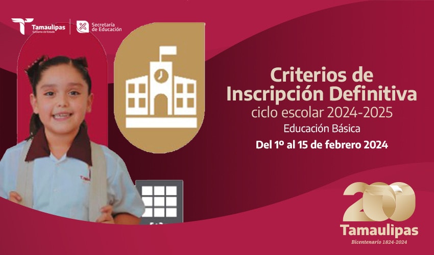 Video: Criterios de Inscripción Definitiva para Educación Básica