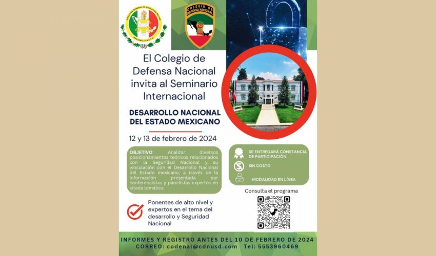 Seminario Internacional “Desarrollo Nacional del Estado Mexicano”