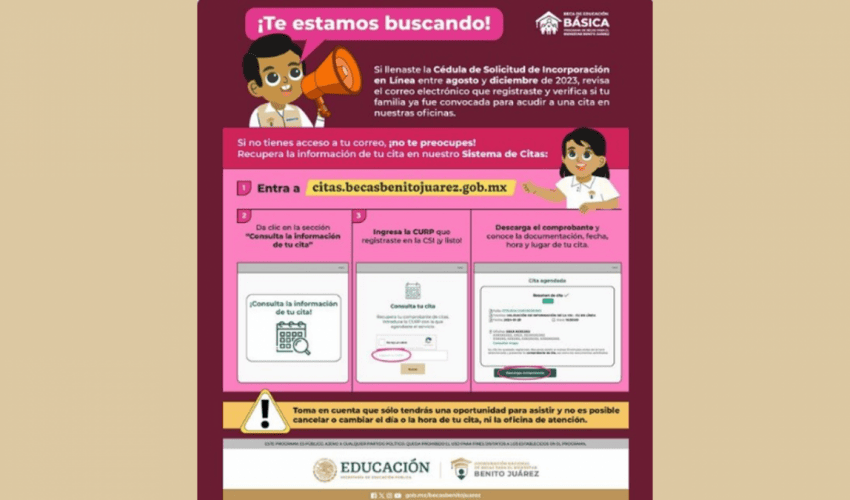 Becas para el Bienestar Benito Juárez