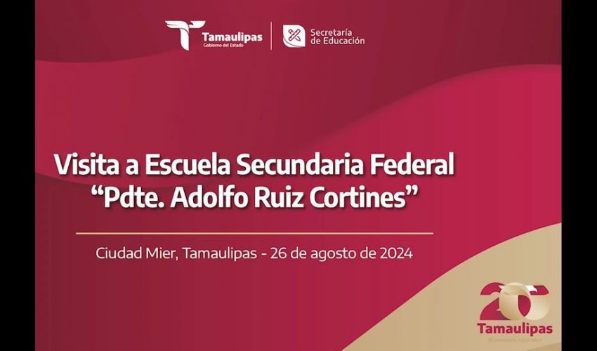 Reel: Arranque del ciclo escolar 2024-2025 desde Ciudad Mier Tamaulipas