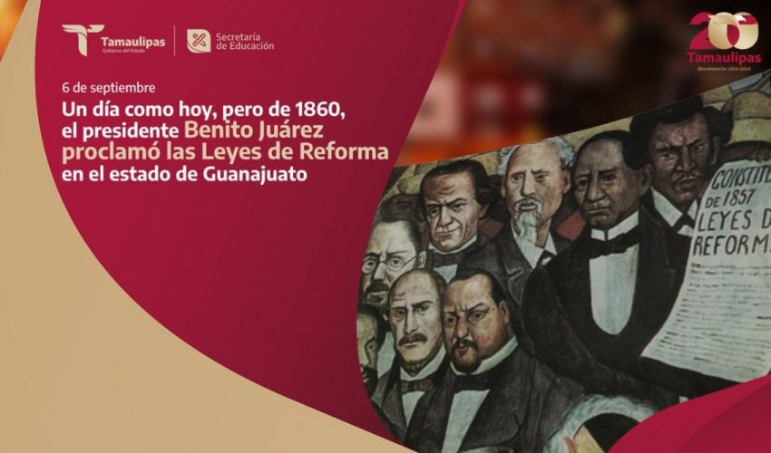 Efeméride – Benito Juárez proclamó Leyes de Reforma, en el estado de Guanajuato