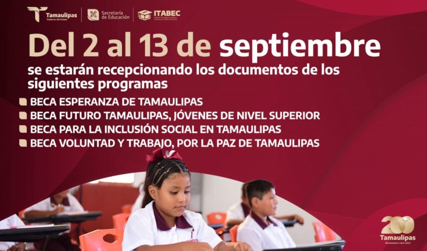 Continúa trámite de 4 convocatorias de Becas ITABEC