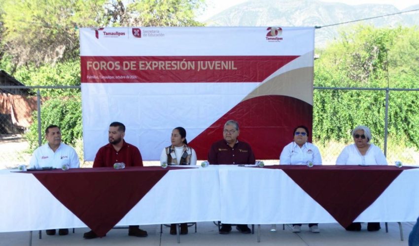 “Foro de Expresión Estudiantil” en el Tele bachillerato Comunitario 008 de Palmillas