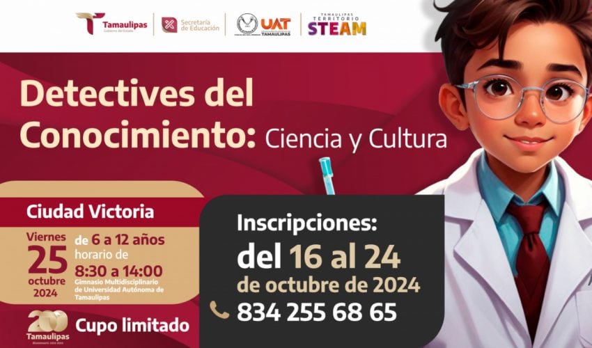 Detectives del Conocimiento Ciencia y Cultura, Cd. Victoria