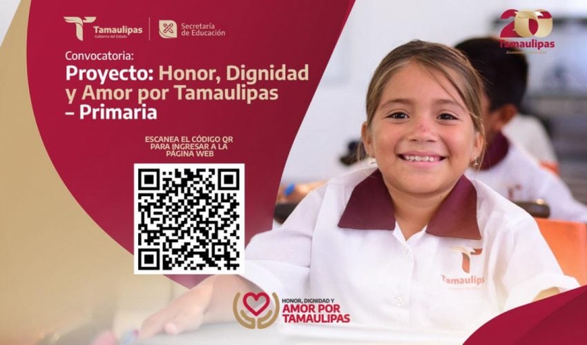 Proyecto: Honor, Dignidad y Amor por Tamaulipas, ciclo escolar 2024-2025, para las escuelas primarias públicas y particulares.