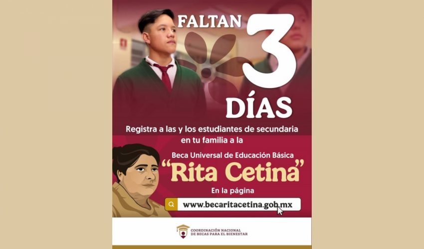 Beca Universal de Educación Básica “Rita Cetina”