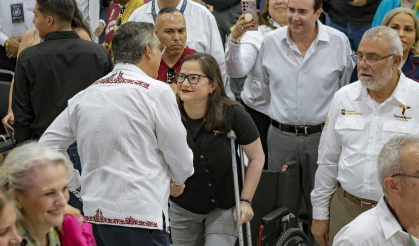 La secretaria de Educación de Tamaulipas, Lucía Aimé Castillo Pastor, estuvo presente en la inauguración del ‘CONACES 2024’