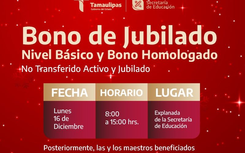 Bono de Jubilado Nivel Básico y Bono Homologado