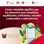 Comer saludable significa que tus alimentos sean completos, equilibrados, suficientes, variados y adecuados a cada persona