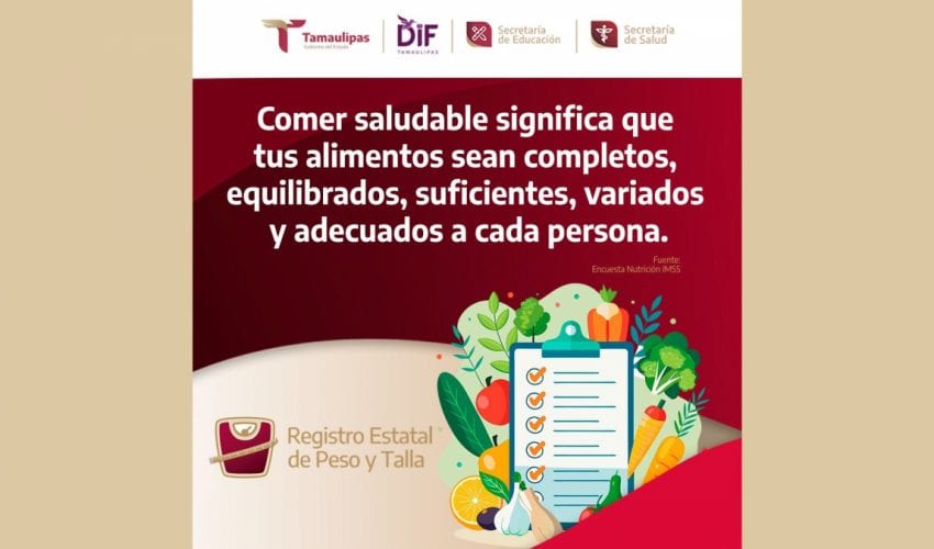 Comer saludable significa que tus alimentos sean completos, equilibrados, suficientes, variados y adecuados a cada persona