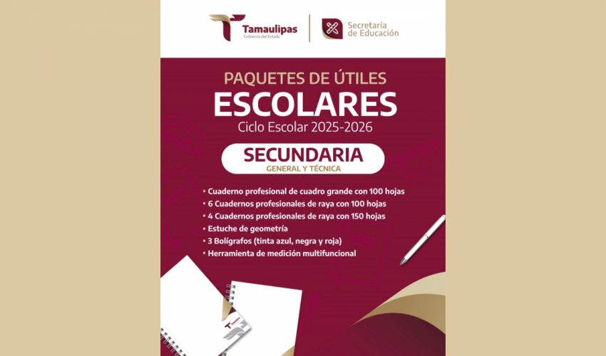 Video: Paquetes de Útiles Escolares – Secundaria General y Técnica