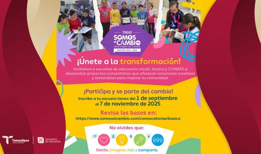 Convocatoria “Todos Somos el Cambio” 2025-2026