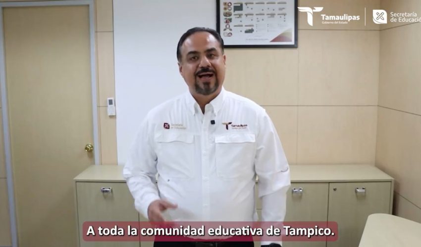 Video: Información importante para la comunidad educativa de Tampico