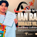 Reconocimiento para Ian Rafael Morales Villanueva, del Instituto Cultural Tampico, por su participación en Asia Pacific Conference of Young Scientist Tailandia 2026