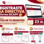 Estatus de registro de la Mesa Directiva APF