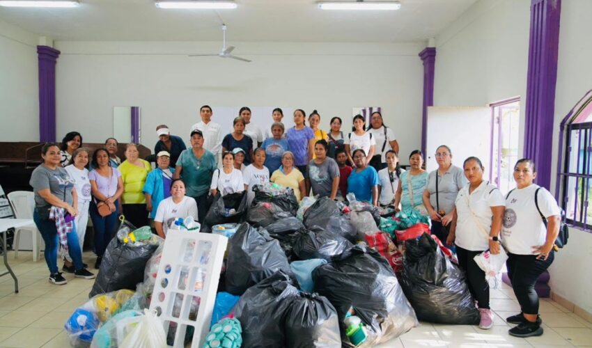 Con la recolección de 2 toneladas de plástico, arranca SEDENER la campaña para la Economía Circular en Tamaulipas