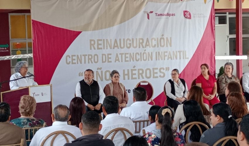 Visita al centro de atención infantil CAI niños héroes, en el municipio de Aldama.